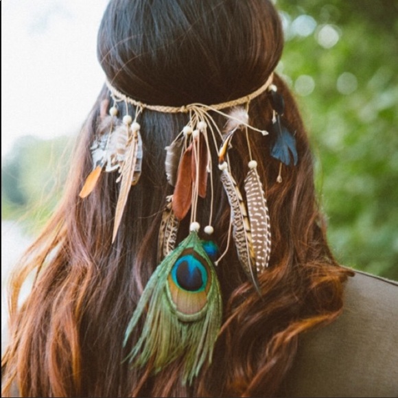 Accessories - 🌟Artisan Crafted Feather Headband🌟✨